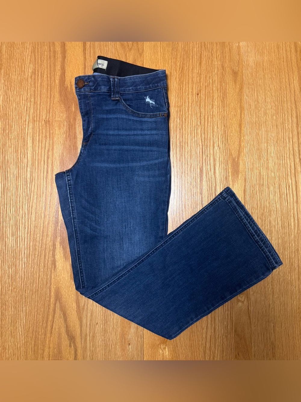 Democracy Dark Blue Boot Cut Jeans with Stretch Waistband
